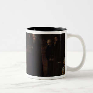 Metropolitan Philip of Moscow  with Tsar Ivan Two-Tone Coffee Mug