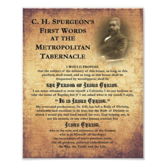 Metropolitan Tabernacle First Words Photo Print