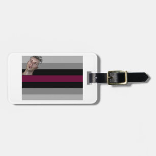 metrosexual flag luggage tag