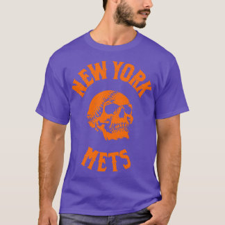 Mets Baseball Skull T-Shirt