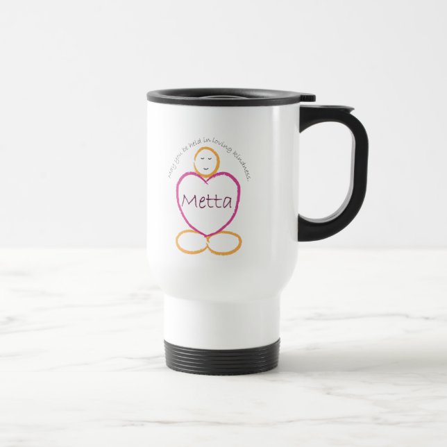 Metta Meditator Travel Mug (Right)