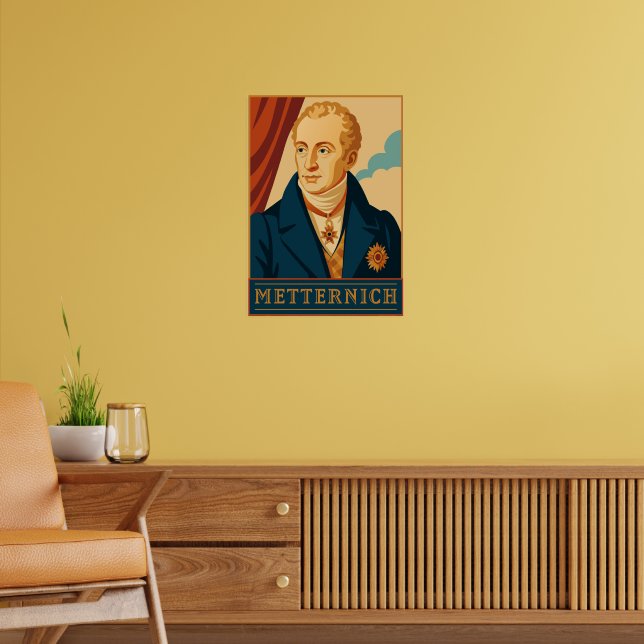 Metternich: Modern Vintage Poster (Living Room 2)