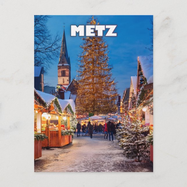 Metz Christmas Magic Postcard (Front)