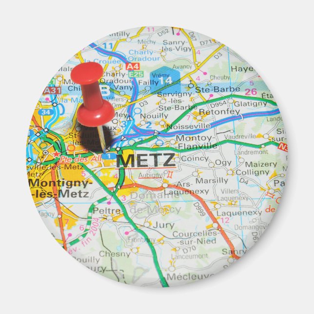 Metz, France Magnet (Front)