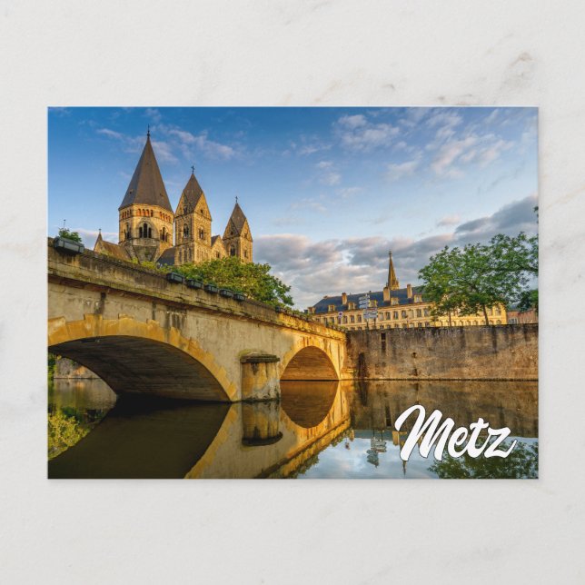 Metz, France Postcard (Front)