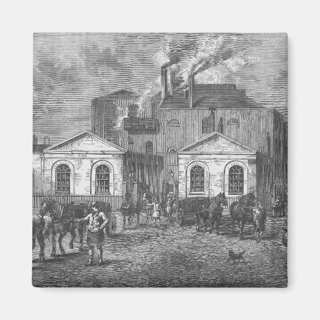 Meux's Brewery, 1830 Magnet (Front)