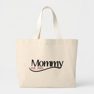 Mew Mummy Est 2013 Large Tote Bag