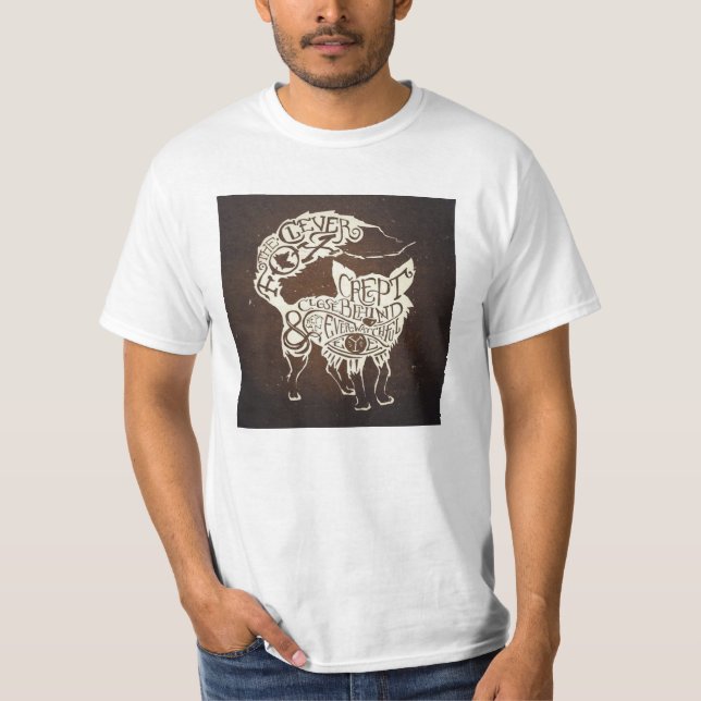 mewithoutYou - Fox the Crow and the Cookie Lyrics T-Shirt (Front)