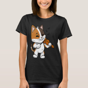 Mewsician Violin Player Cat  Violinist Musician  1 T-Shirt