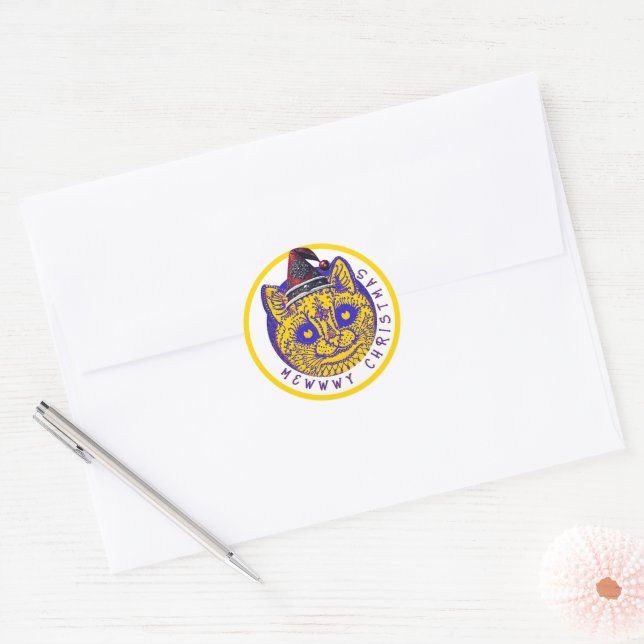 MEWWWY CHRISTMAS sticker (Envelope)