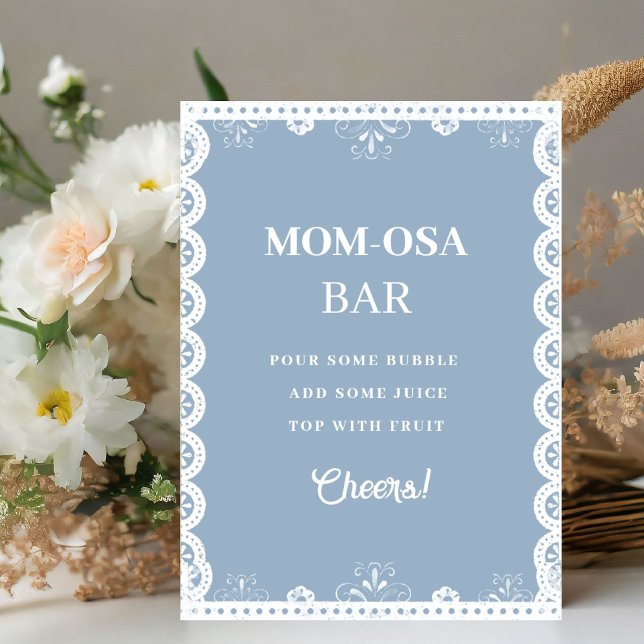 Mexica talavera Mimosa Bar baby shower Favour sign (Creator Uploaded)