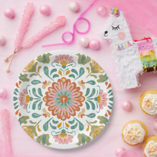 Mexical Talavera Final Fiesta Talavera Paper Plate