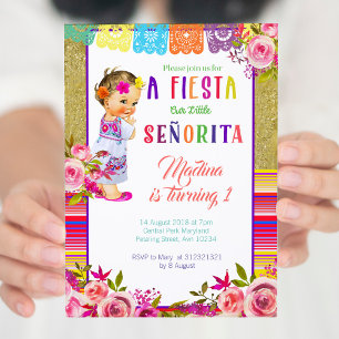 Mexican 1st birthday invitations