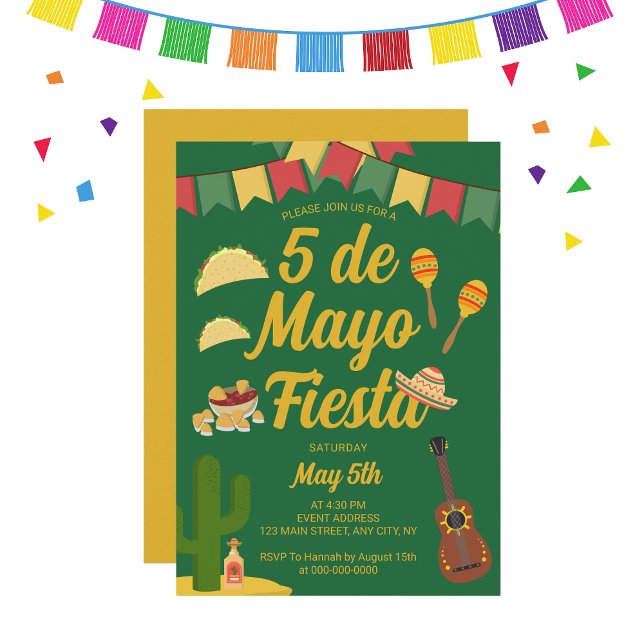 Mexican 5 de Mayo Fiesta Invitation (Mexican 5 de Mayo Fiesta Invitation
)