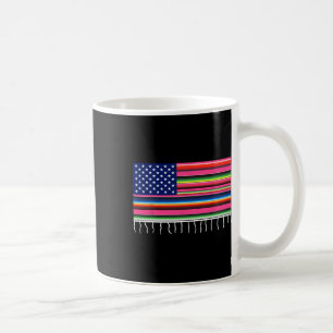 Mexican American Flag Usa Serape Cinco De Mayo Par Coffee Mug
