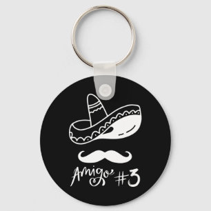 Mexican Amigo #3 Group Matching Cinco De Mayo - Ha Key Ring