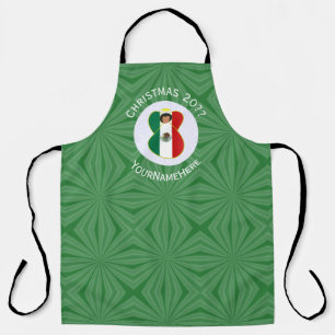 Mexican Angel Christmas Flag Personalised Apron