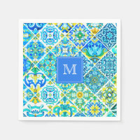 Mexican aqua mint Sicilian Mediterranean tiles