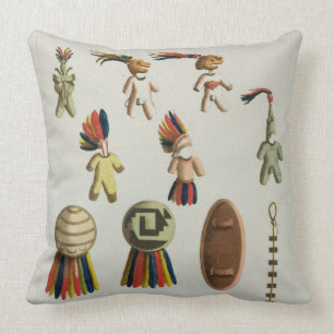 Mexican Arms (colour litho) Cushion