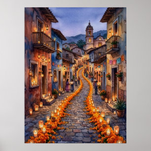 Mexican Autumn Poster