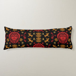 Mexican Aztec Art Home Decor Body Cushion