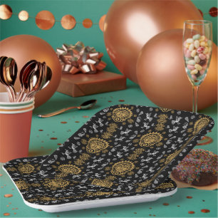 Mexican Aztec Art Home Decor Paper Plate