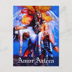 Mexican Aztec Legend Iztaccihuatl Popocatepetl Postcard