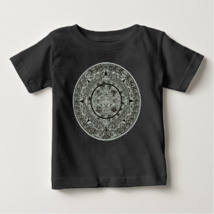 Mexican Aztec Sun Stone Mayan Calendar 1 Baby T-Shirt