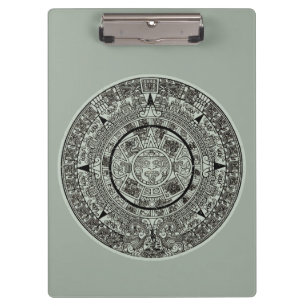 Mexican Aztec Sun Stone Mayan Calendar 1 Clipboard