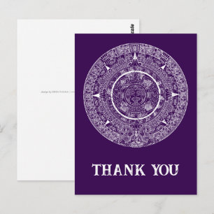 Mexican Aztec Sun Stone Mayan Calendar 3 Postcard