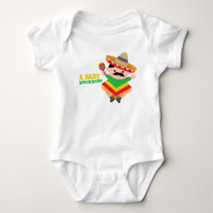 Mexican Baby Bodysuit, Fiesta Baby Shower Gift Bodysuit