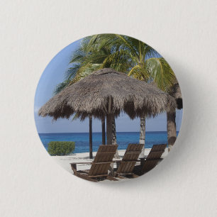 Mexican Beach Paradise 6 Cm Round Badge