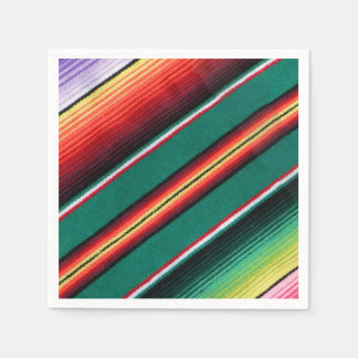 Mexican Blanket Colourful Stripe Napkin
