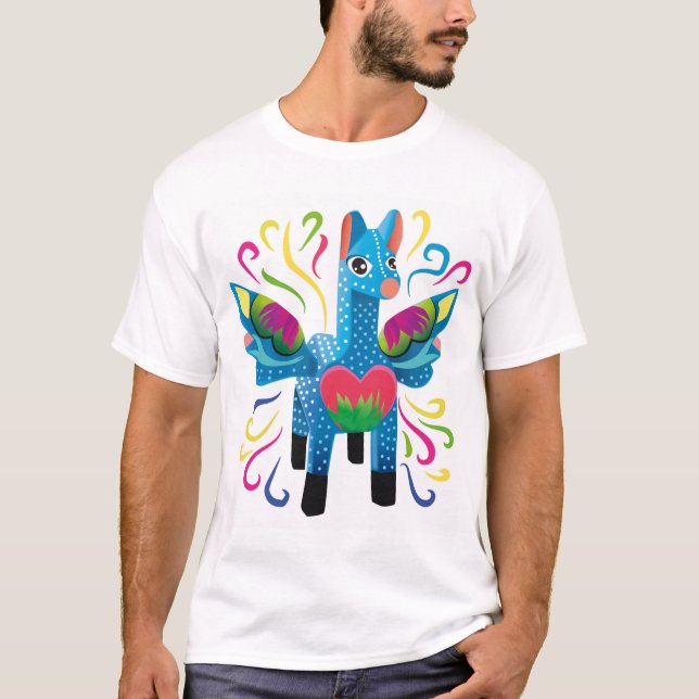 Mexican Blue Alebrije T-Shirt (Front)