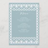 Mexican Blue Papel Picado Boho Bridal Shower