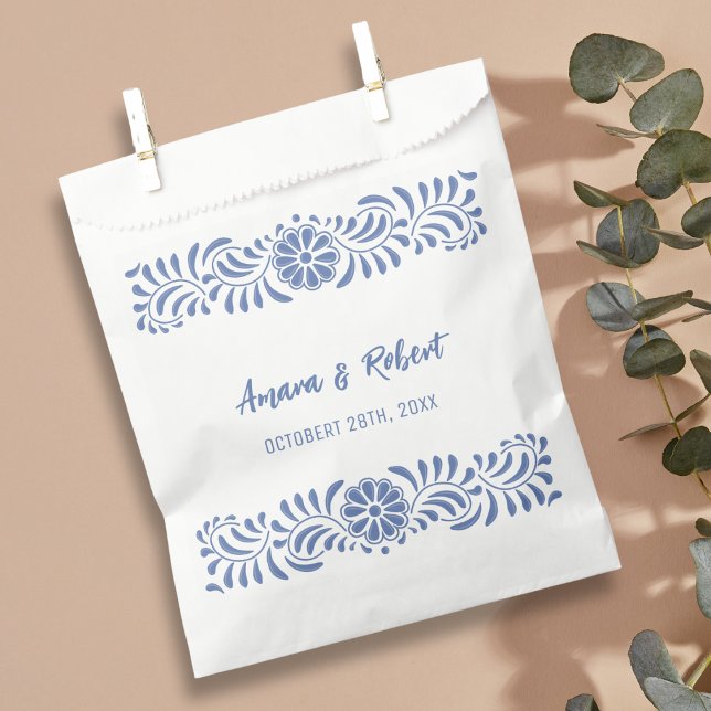 Mexican blue Talavera Favour Bags (Creator Uploaded)