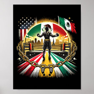 Mexican Boxing Champion Strength And Glory Poster