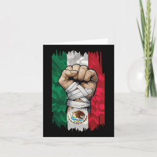 Mexican Boxing Fist Strength Heritage Card