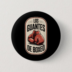 Mexican Boxing Gloves Fighter Los Guantes De Boxeo 6 Cm Round Badge