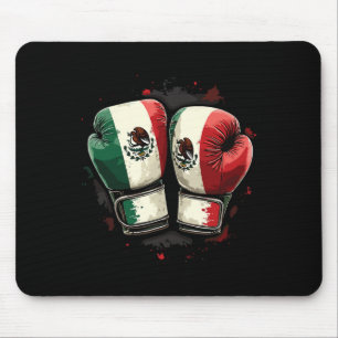 Mexican Boxing Gloves Pride And Patriotism Mouse Pad