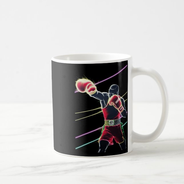 Mexican Boxing Neon  Coffee Mug (Right)