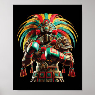 Mexican Boxing Pride Inka Sports Design  Poster