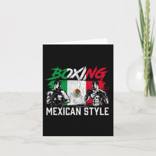 Mexican Boxing Sports Fight Coach Boxer  Card