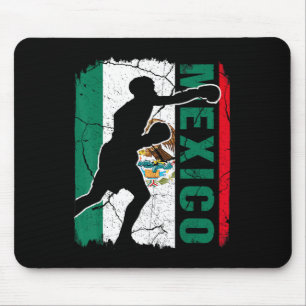 Mexican Boxing Team Mexico Flag Boxing Gloves Mouse Pad