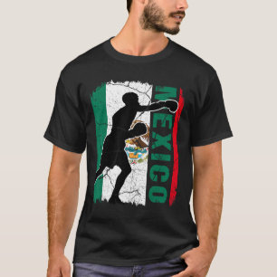 Mexican Boxing Team Mexico Flag Boxing Gloves T-Shirt
