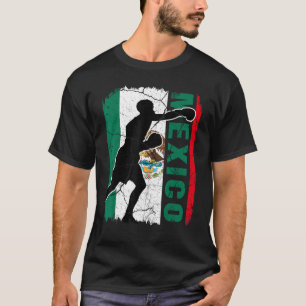Mexican Boxing Team Mexico Flag Boxing Gloves T-Shirt