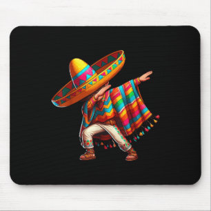Mexican Boy Dabbing Poncho Cinco De Mayo _1  Mouse Pad