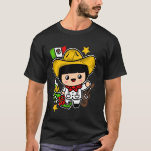 Mexican Boy Handmade Mexican Dolls Norteño Mexican T-Shirt
