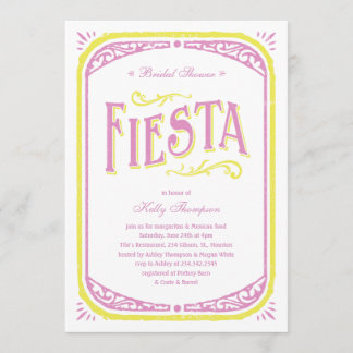 Mexican Bridal Shower Invitations