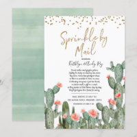 Mexican Cactus Sprinkle by Mail Baby Shower